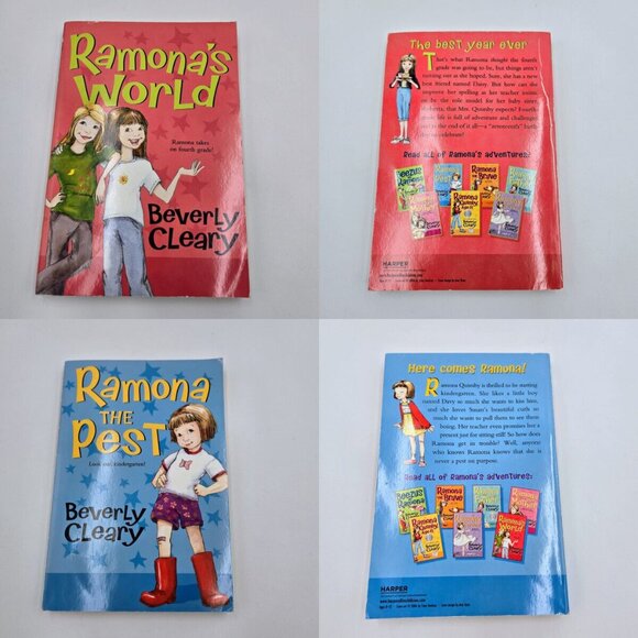 Beverly Cleary Book Lot 8 Books Paperback Ramona Collection Read - Picture 5 of 16
